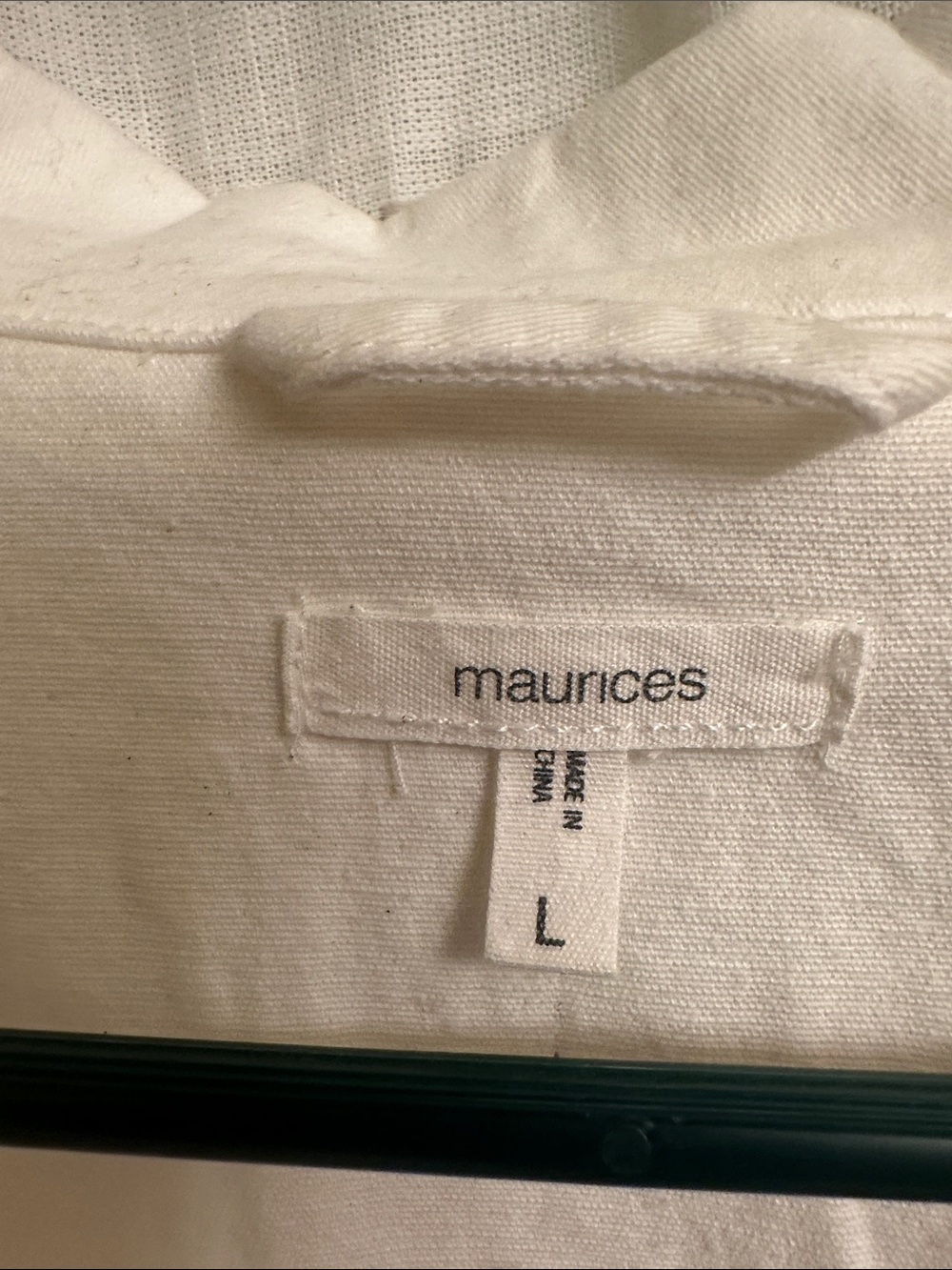 Maurices Cream Button-Front Utility Jacket - Picture 2 of 6